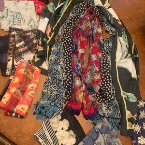 SALE! $20 or 3 for $50 Lot of 12 scarves assorted sizes